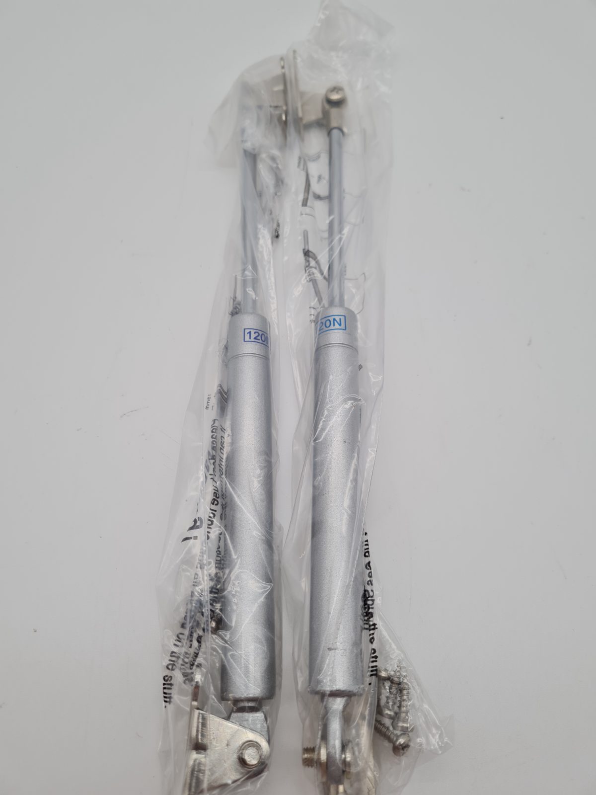 Pair of 120N Cabinet Door Gas Struts — photograph 2