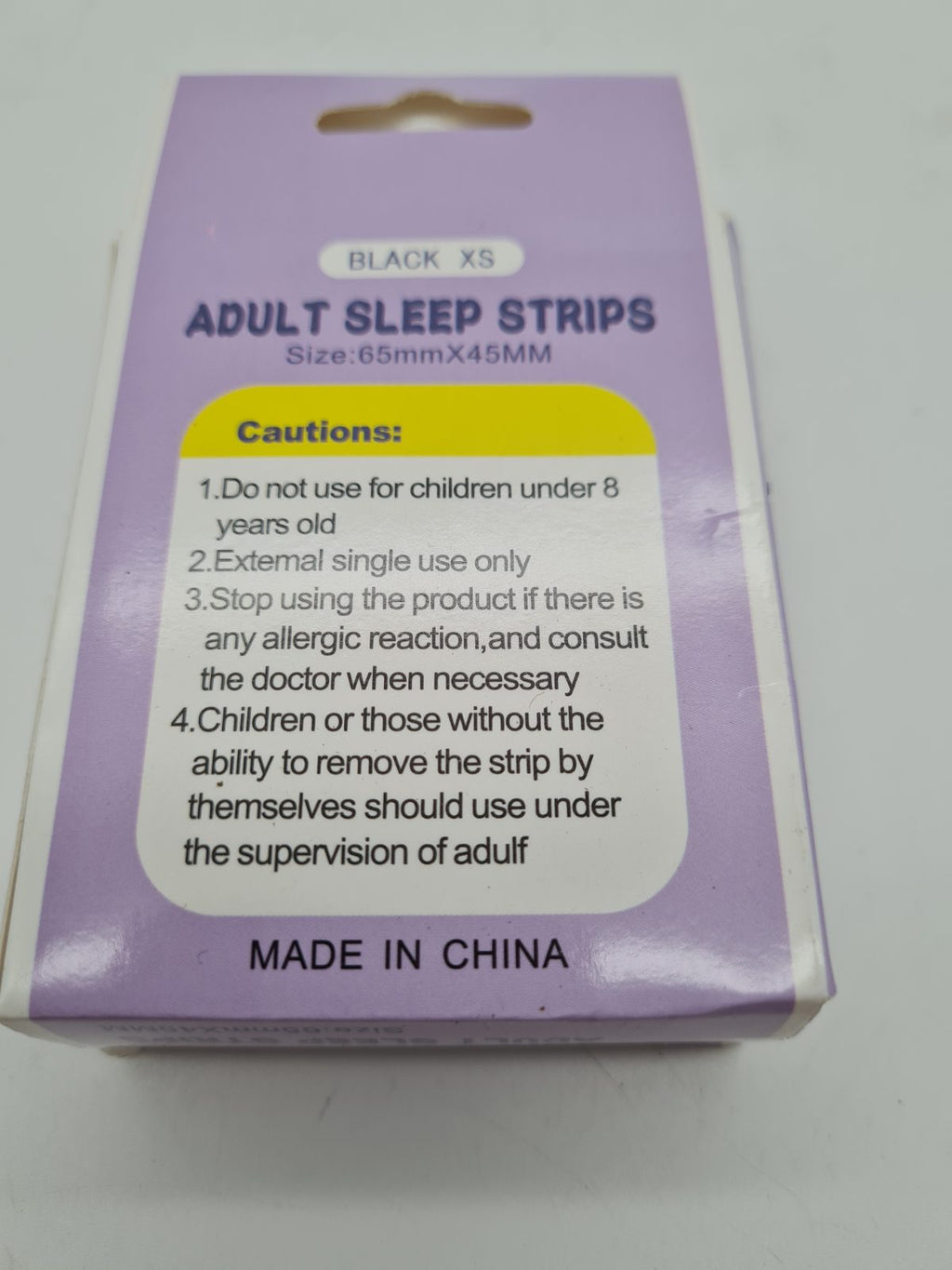 Adult Sleep Mouth Strips 65mm x 45mm — photograph 2