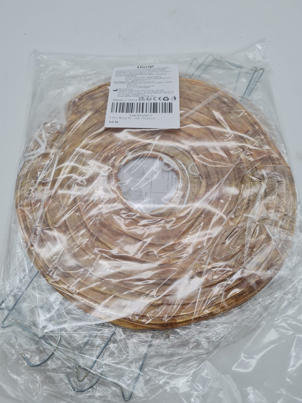 Set of 4 Hanging Wasp Nest Decoys — photograph 2