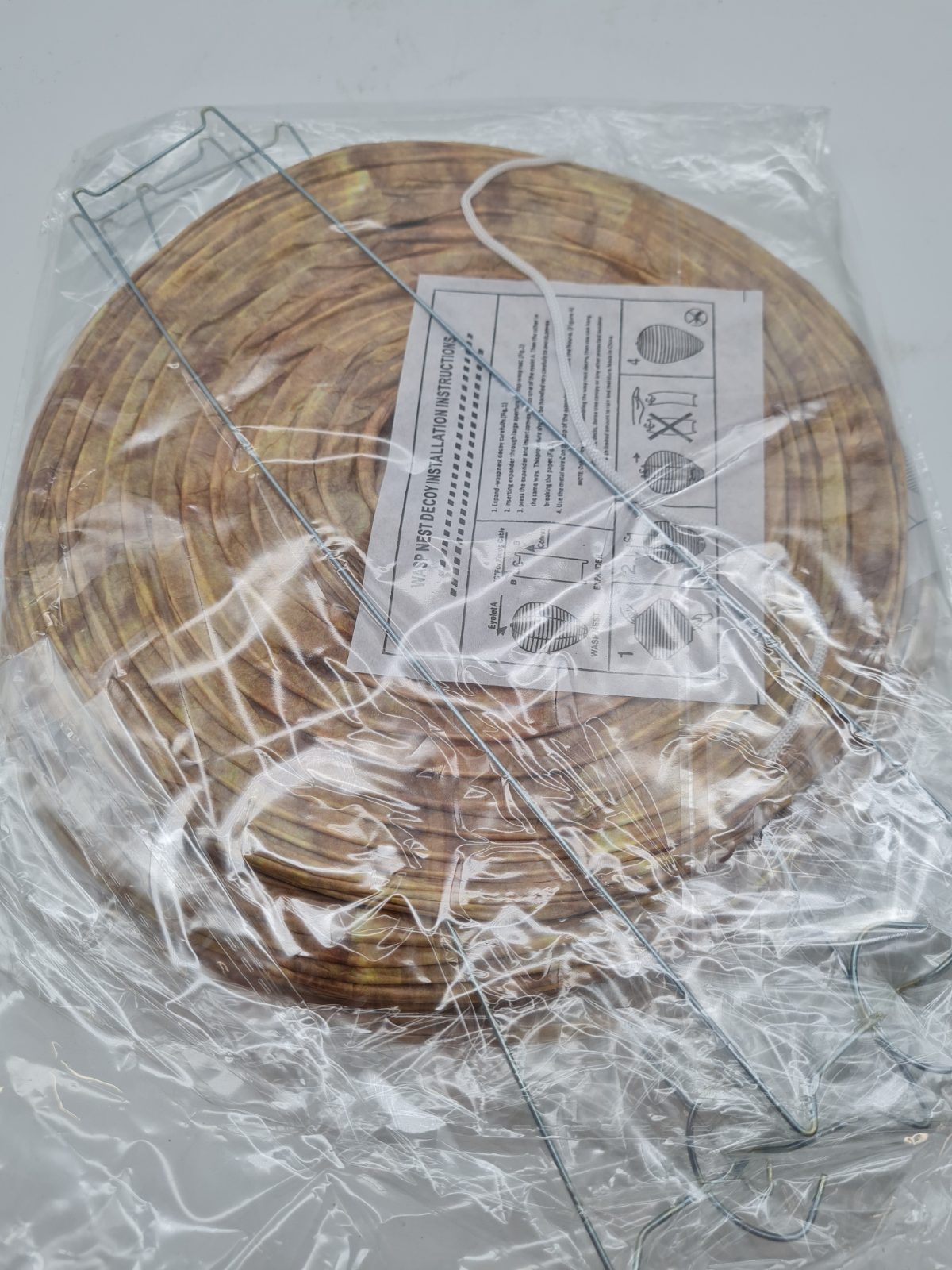 Set of 4 Hanging Wasp Nest Decoys — photograph 3