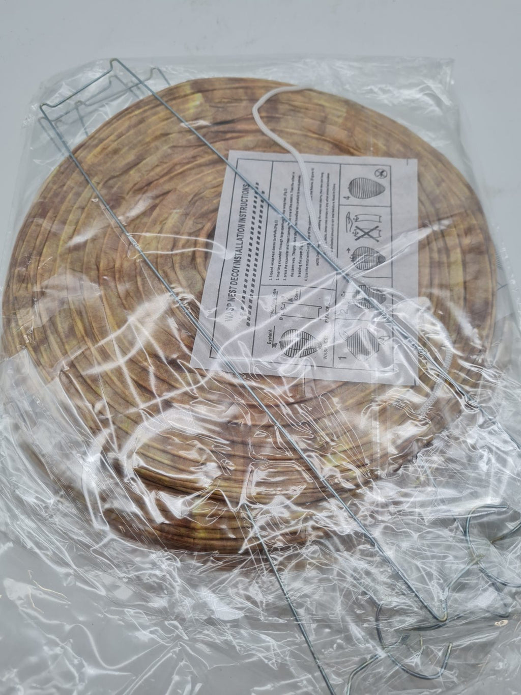 Set of 4 Hanging Wasp Nest Decoys — photograph 3