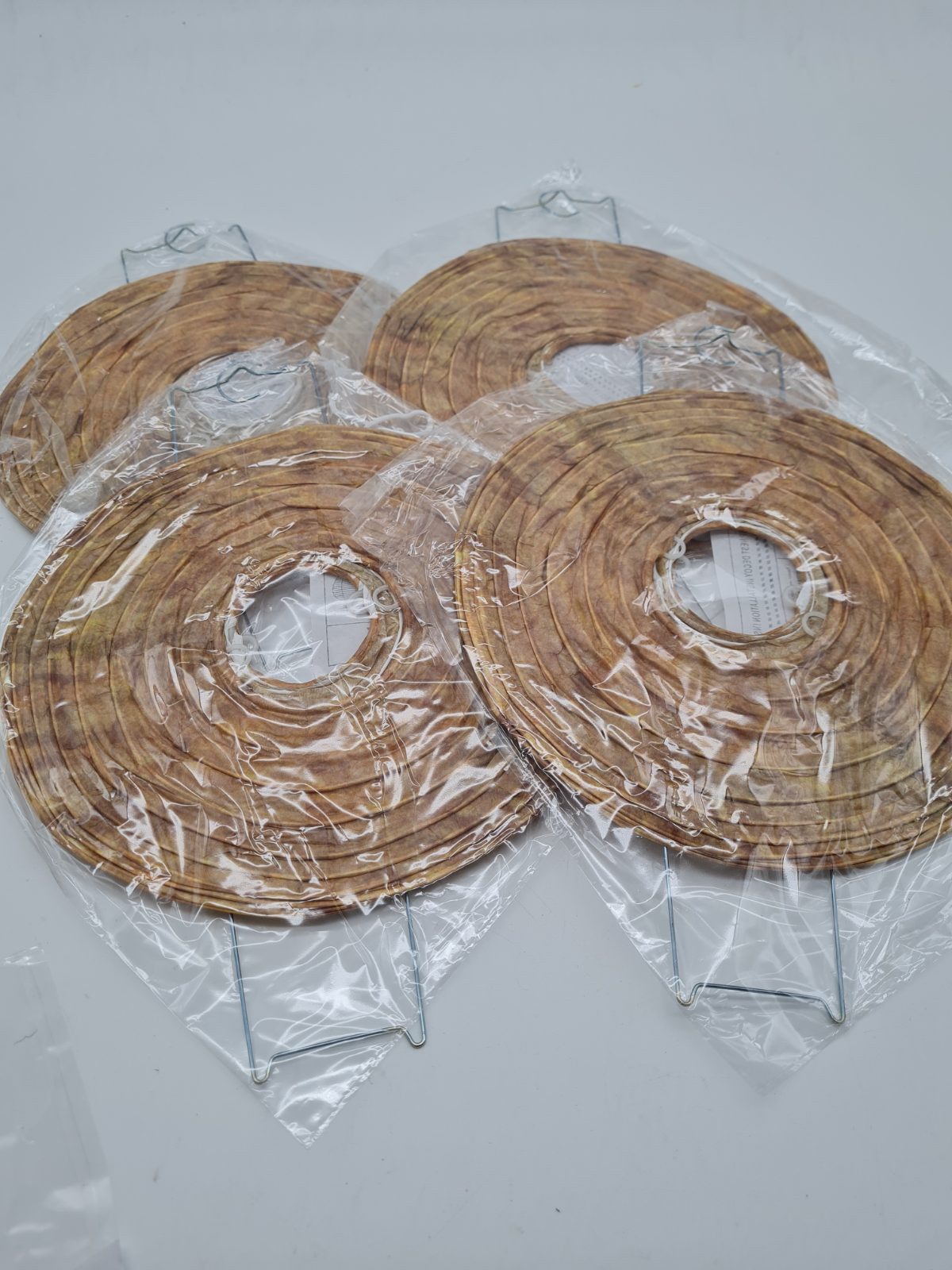 Set of 4 Hanging Wasp Nest Decoys — photograph 1