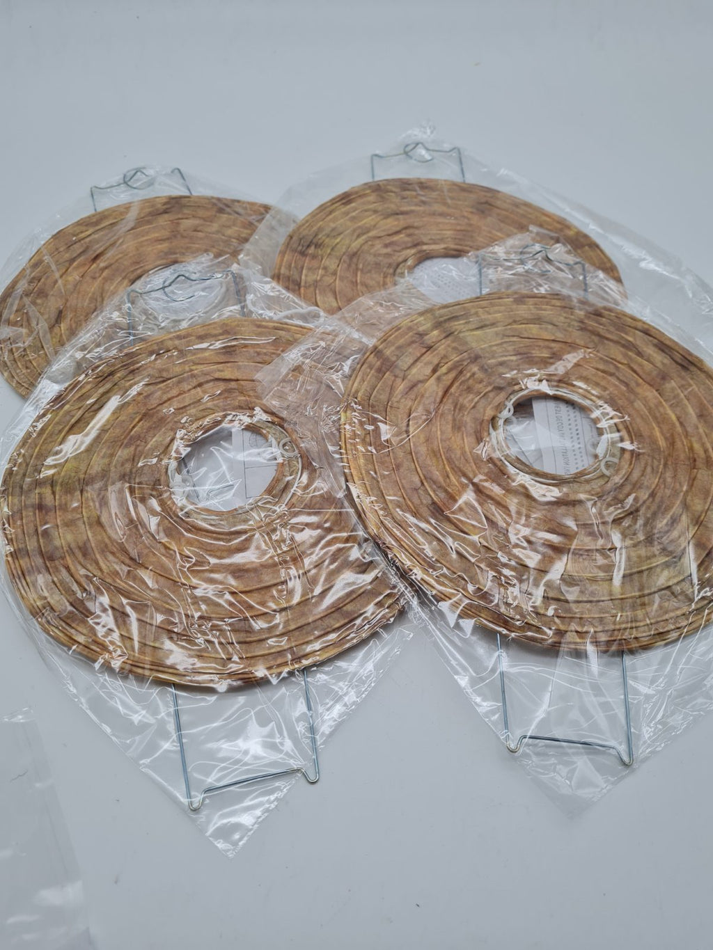 Set of 4 Hanging Wasp Nest Decoys — photograph 1