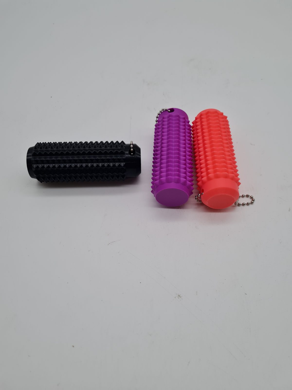 Set of 3 Textured Sensory Keyrings — photograph 2