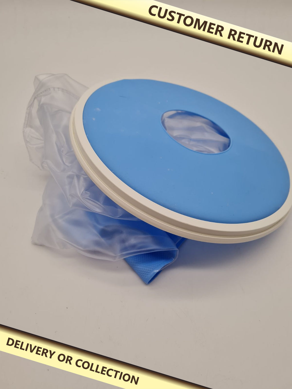 Waterproof limb cast and dressing protector — photograph 1 — Customer return; auction delivery information shown on image