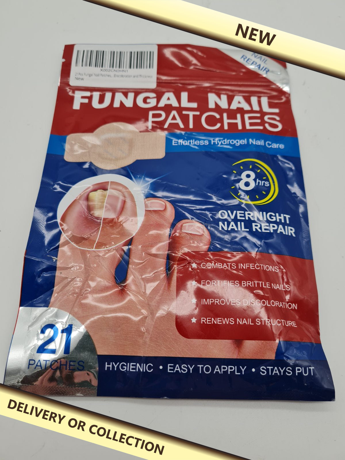 Fungal Nail Patches FB34147, 21 Pack — photograph 1 — New; auction delivery information shown on image