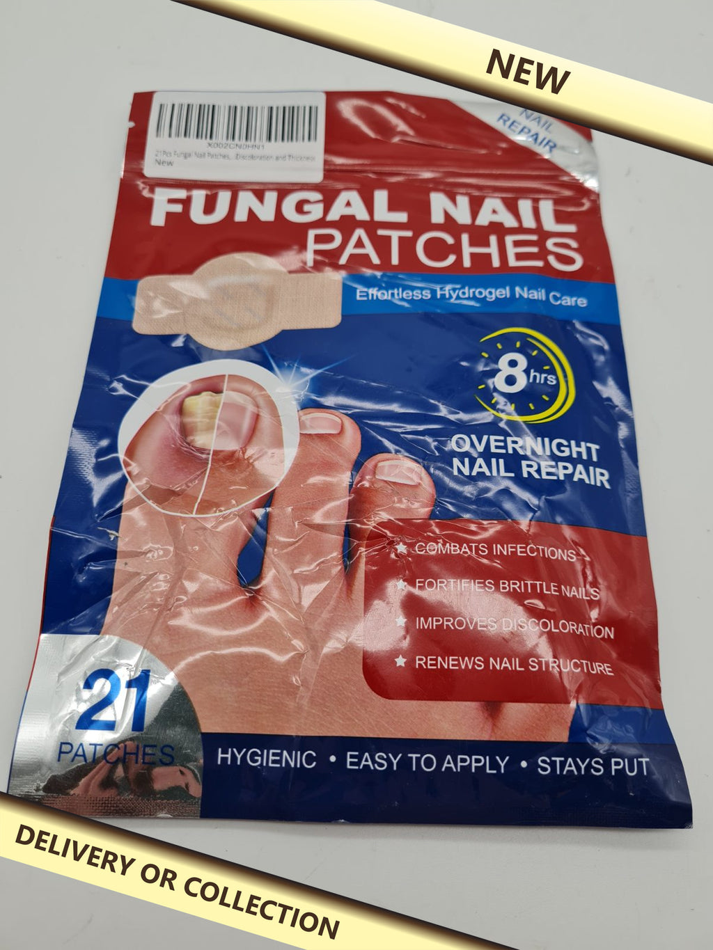 Fungal Nail Patches FB34147, 21 Pack — photograph 1 — New; auction delivery information shown on image