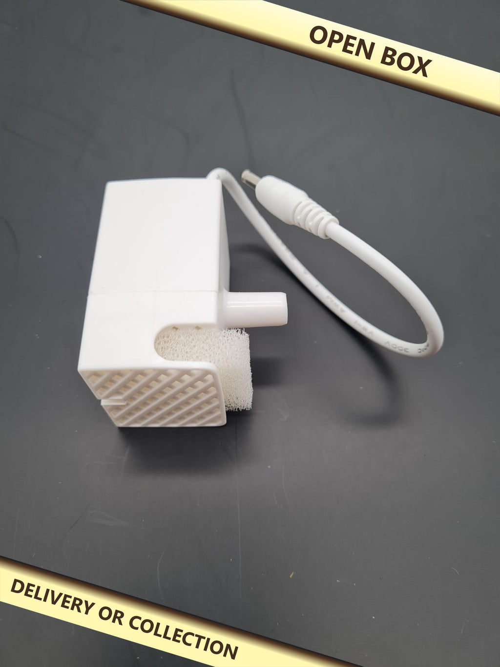 Replacement Pump for Cat Water Fountain — photograph 1 — Open box; auction delivery information shown on image