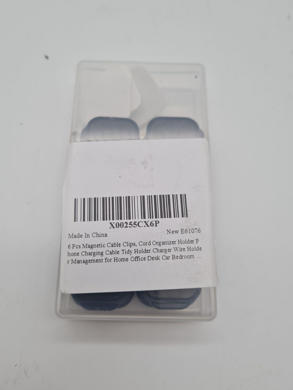 Set of 6 Magnetic Cable Clips — photograph 3