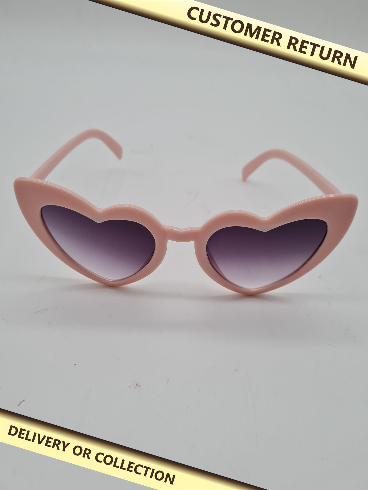Heart-Shaped Sunglasses — photograph 1 — Customer return; auction delivery information shown on image