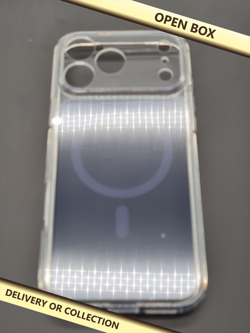 Magnetic Phone Case - TAURI — photograph 1 — Open box; auction delivery information shown on image