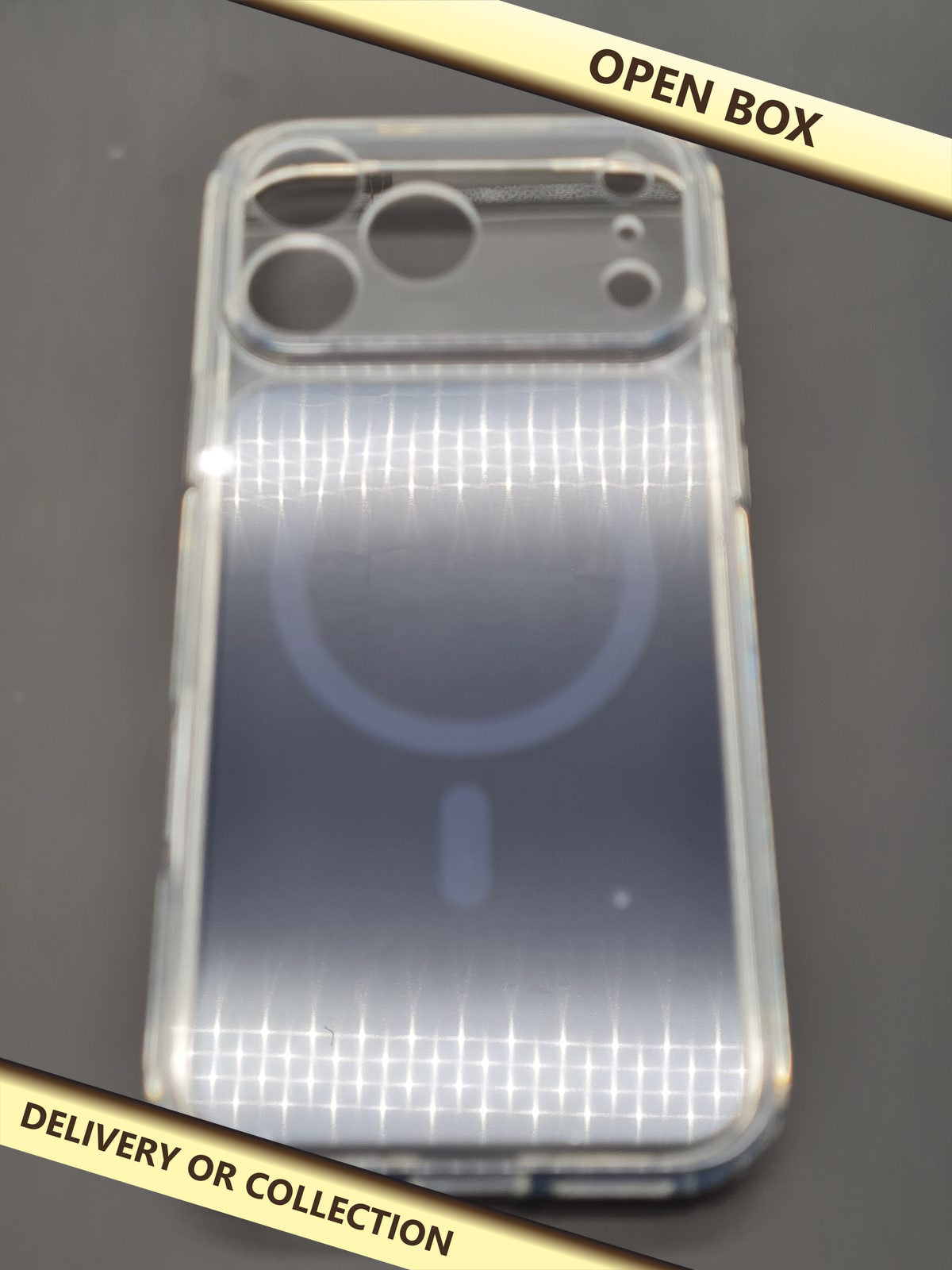 Magnetic Phone Case - TAURI — photograph 1 — Open box; auction delivery information shown on image