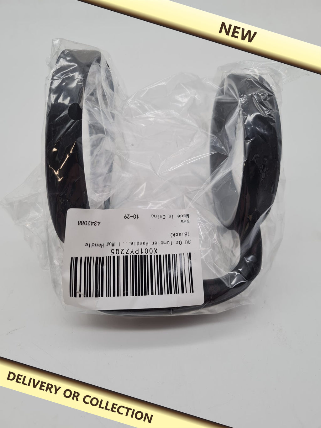 Tumbler Mug Handle — photograph 1 — New; auction delivery information shown on image