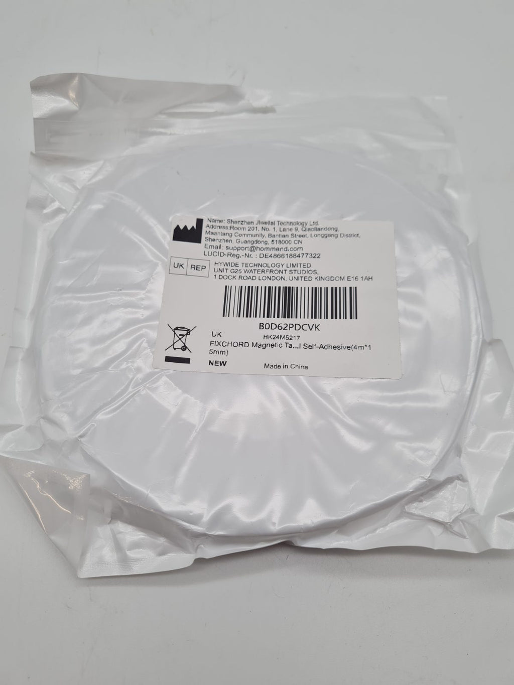 Self-Adhesive Magnetic Tape 4m x 15mm — photograph 2