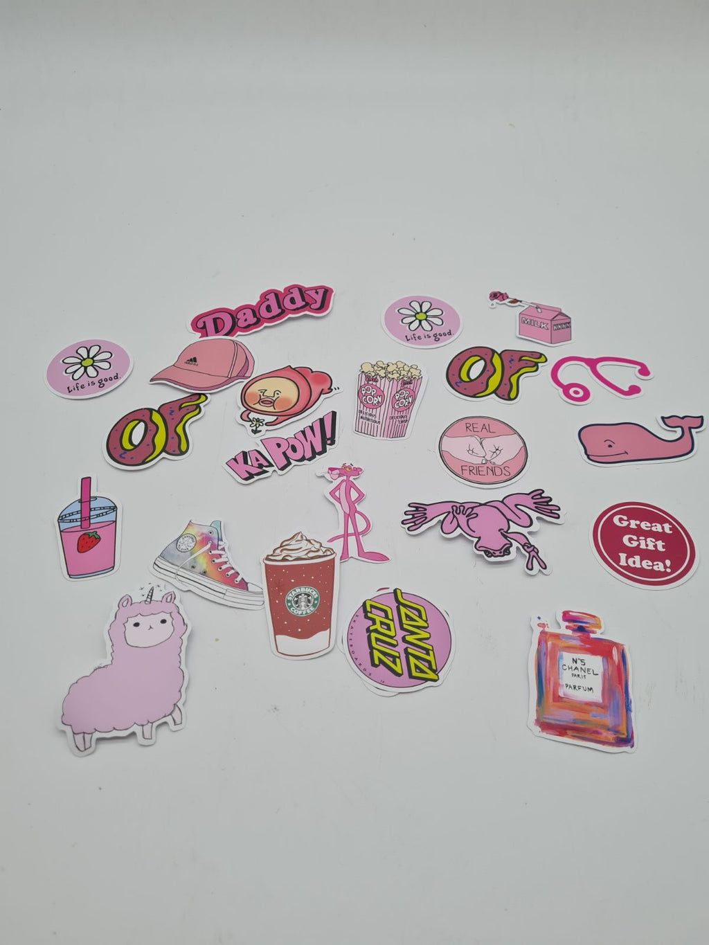 100pcs Assorted Decorative Stickers — photograph 1