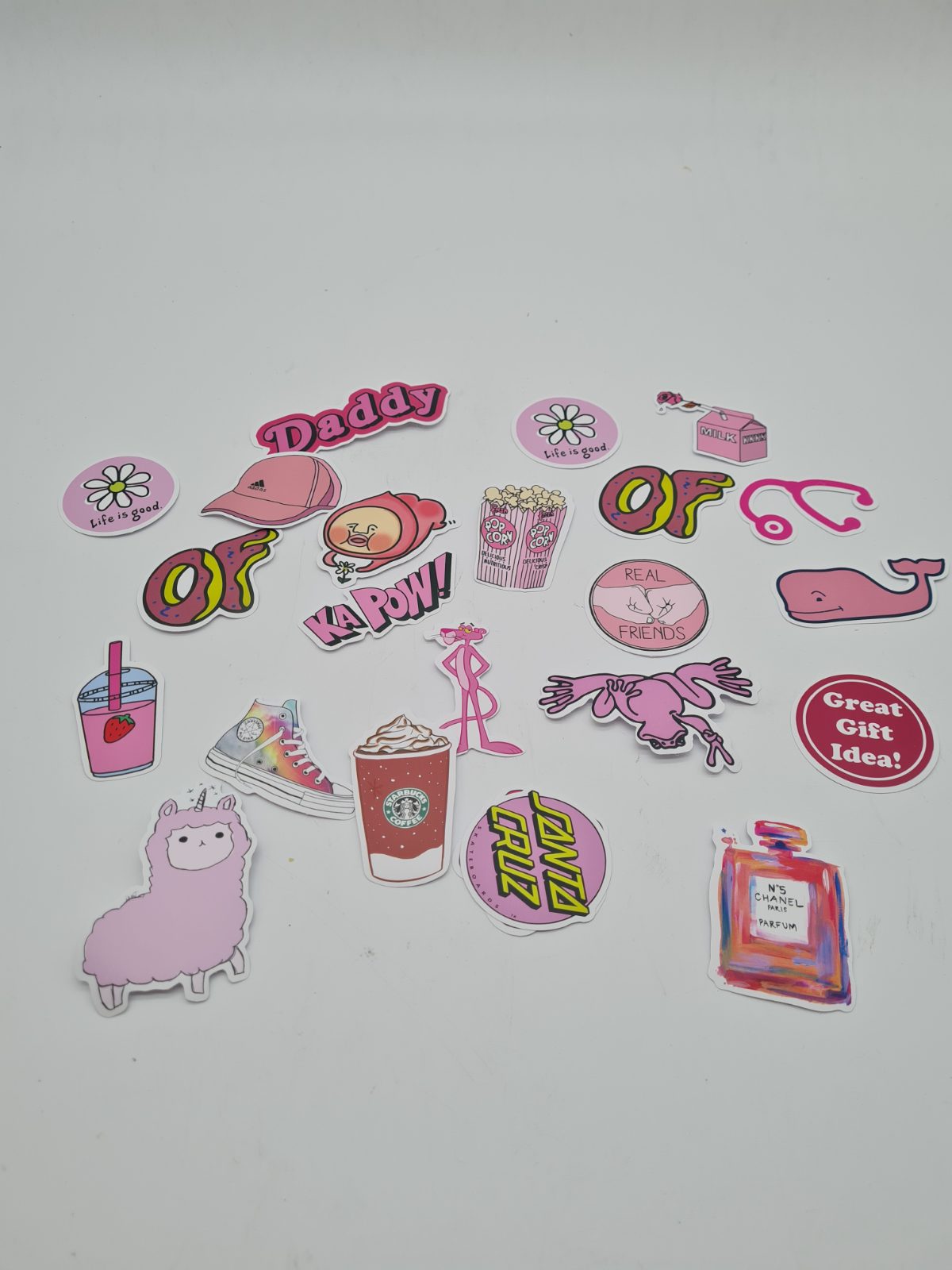 100pcs Assorted Decorative Stickers — photograph 1
