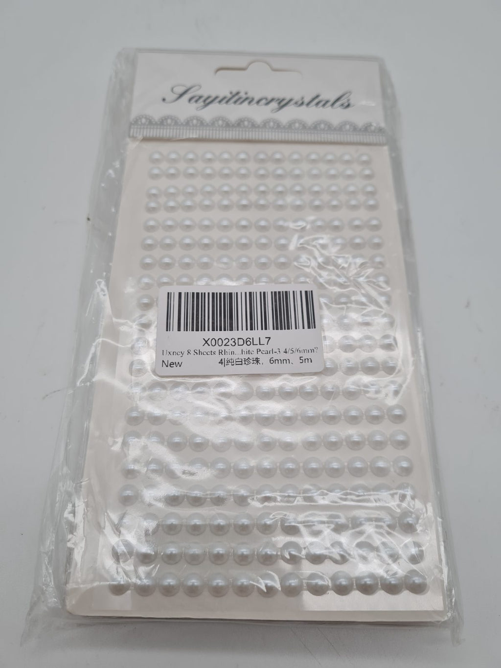 Self-Adhesive Half-Pearl Embellishment Sheets — photograph 2