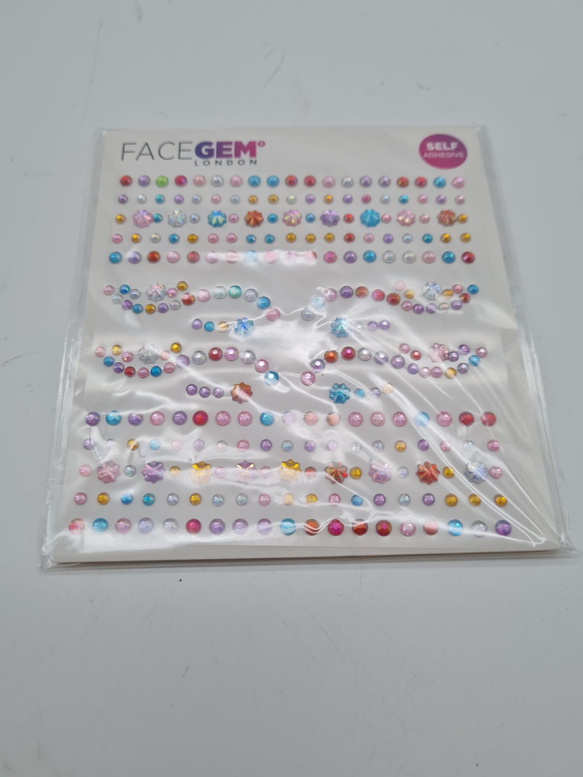 Self-Adhesive Face Rhinestones 23222AK08-MULT — photograph 1