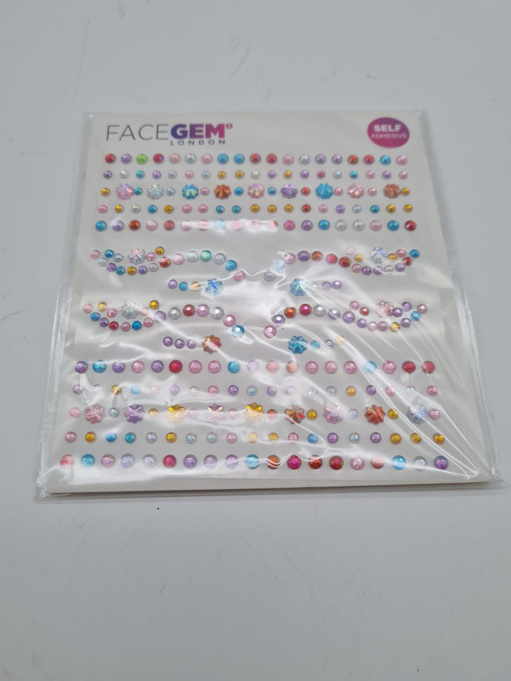 Self-Adhesive Face Rhinestones 23222AK08-MULT — photograph 1