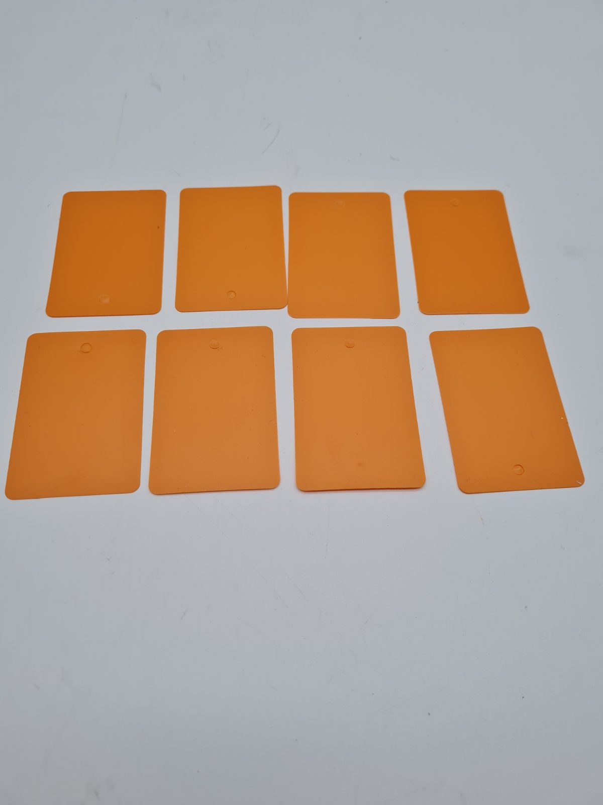 Plain rectangular plastic tags — photograph 2