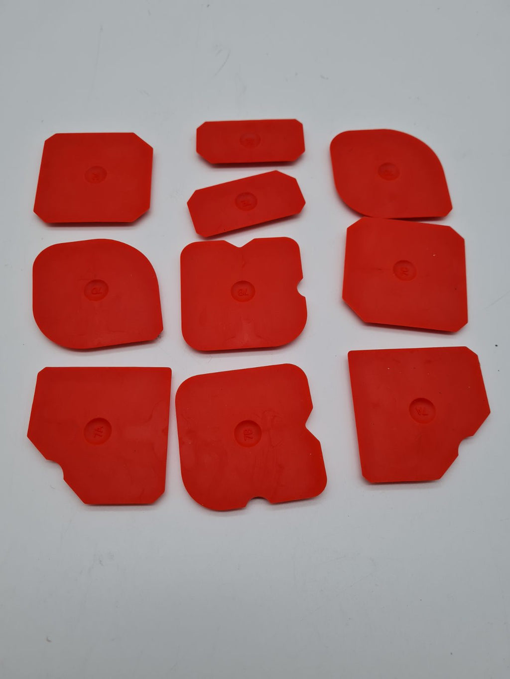 10pcs plastic caulking tool set — photograph 2