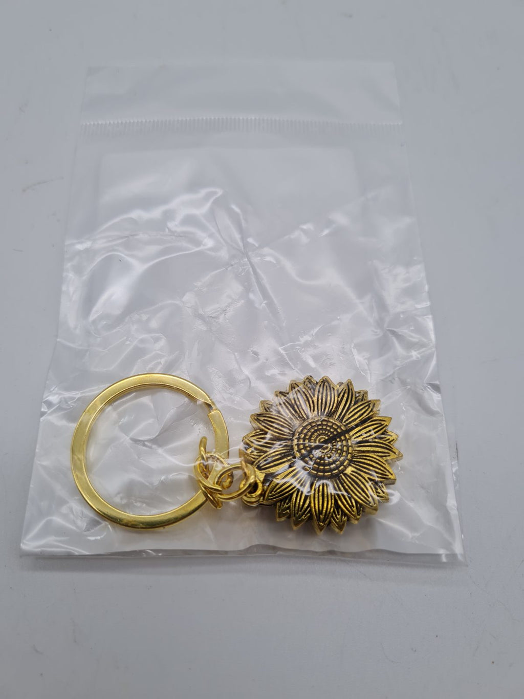 Sunflower Locket Keyring — photograph 3