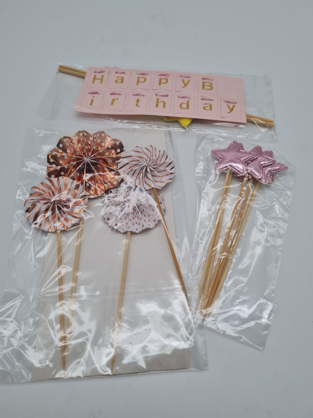 Birthday Cake Topper Decoration Set — photograph 1
