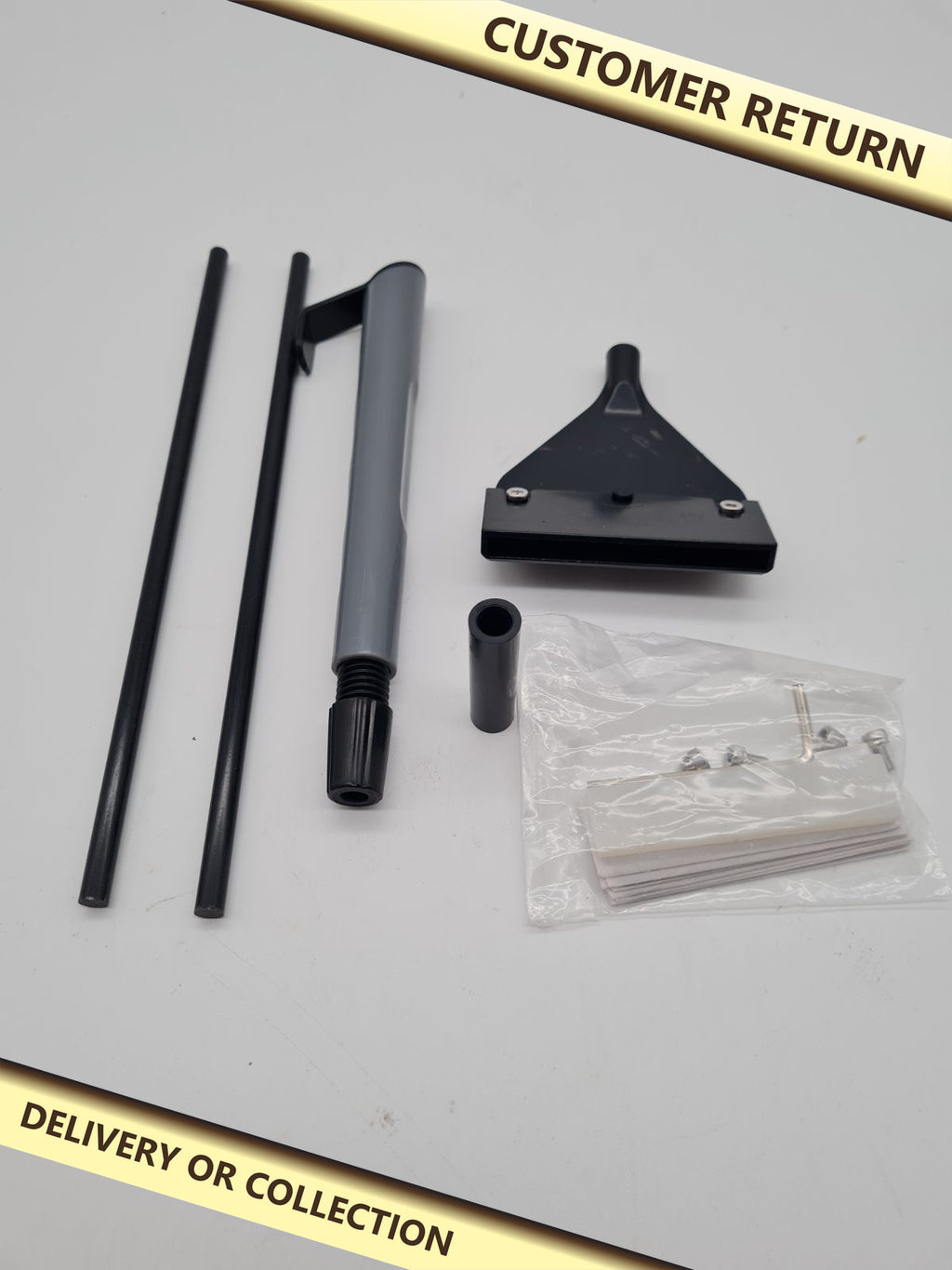 Aquarium Algae Scraper Set — photograph 1 — Customer return; auction delivery information shown on image