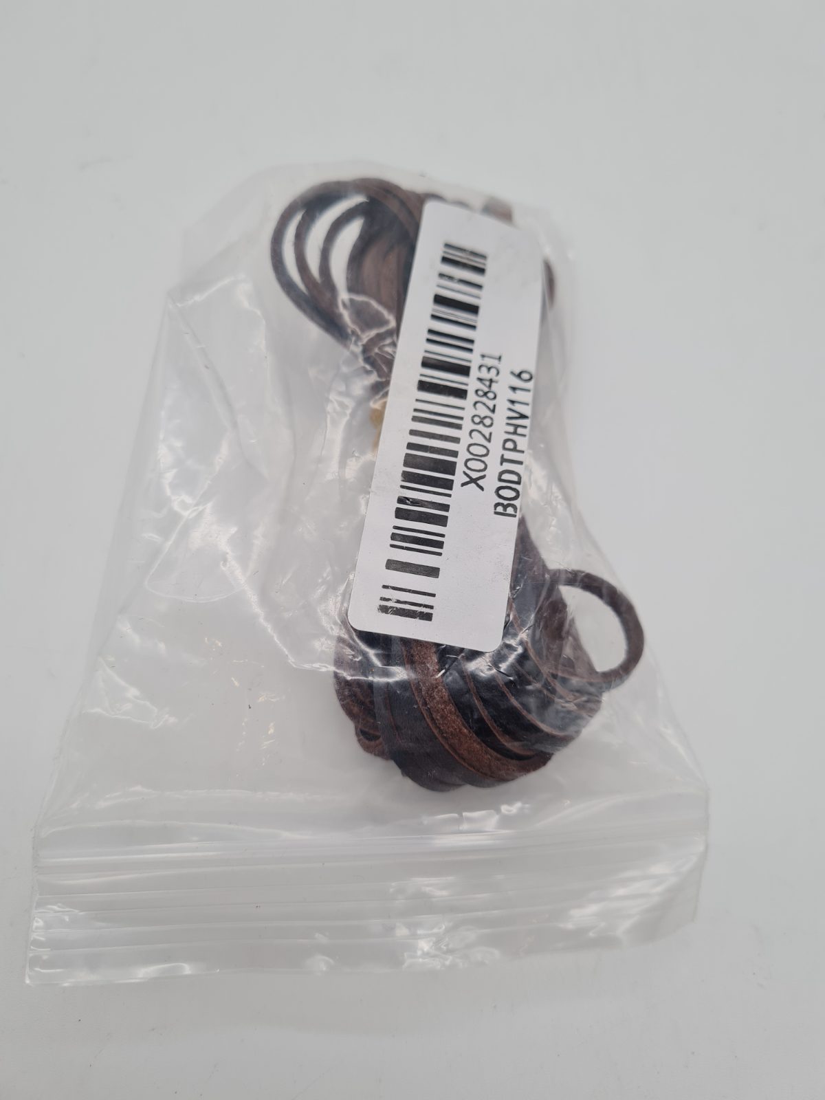 Flat Leather Lacing Cord — photograph 3