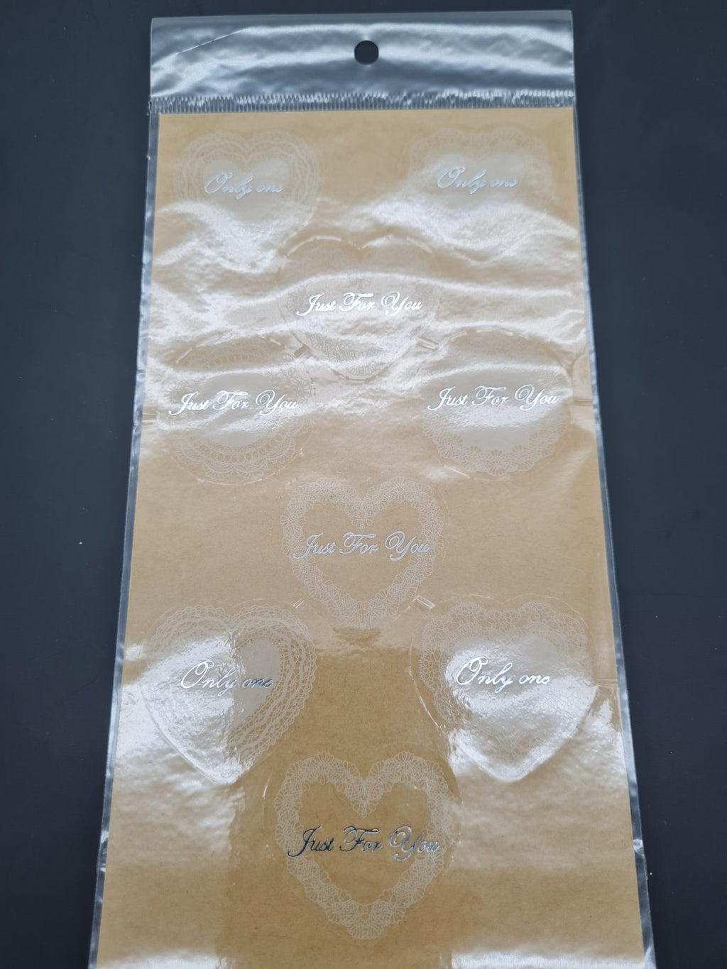 Decorative gift and craft stickers, 3 sheets — photograph 4