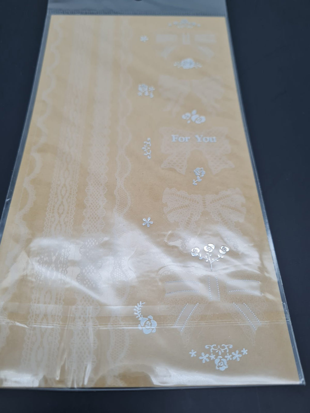 Decorative gift and craft stickers, 3 sheets — photograph 5