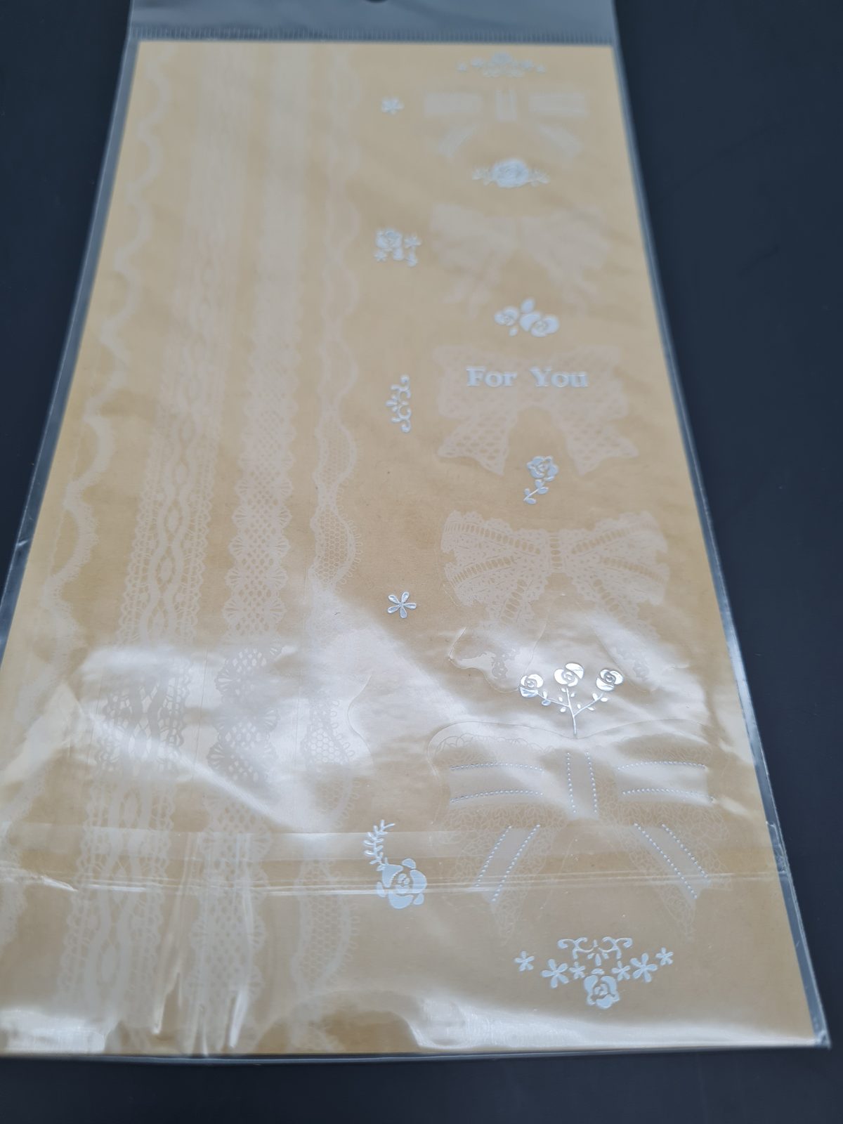 Decorative gift and craft stickers, 3 sheets — photograph 5