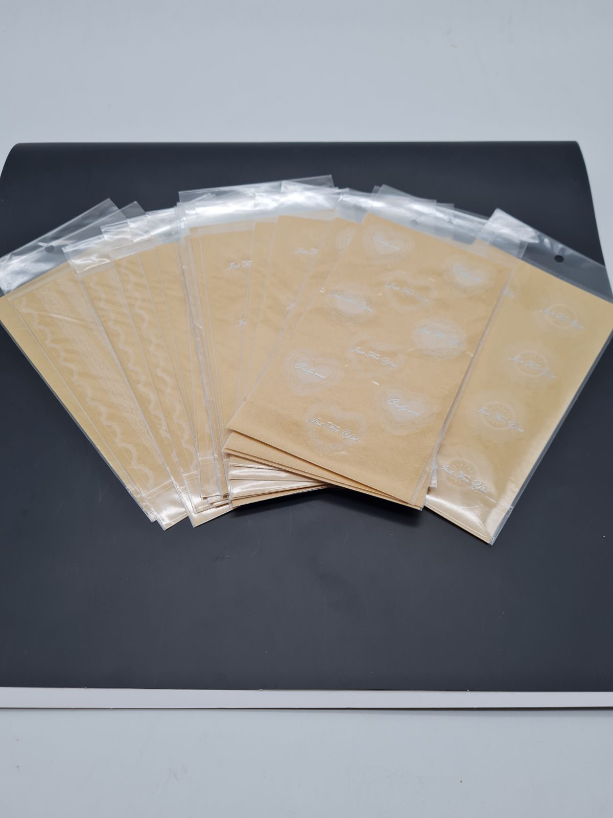 Decorative gift and craft stickers, 3 sheets — photograph 2