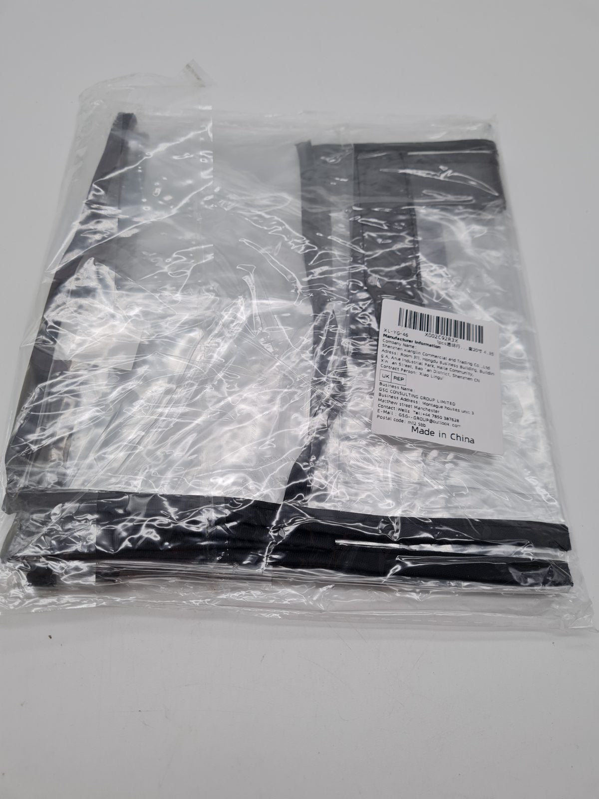 Clear PVC protector cover XL-YG-46 — photograph 1