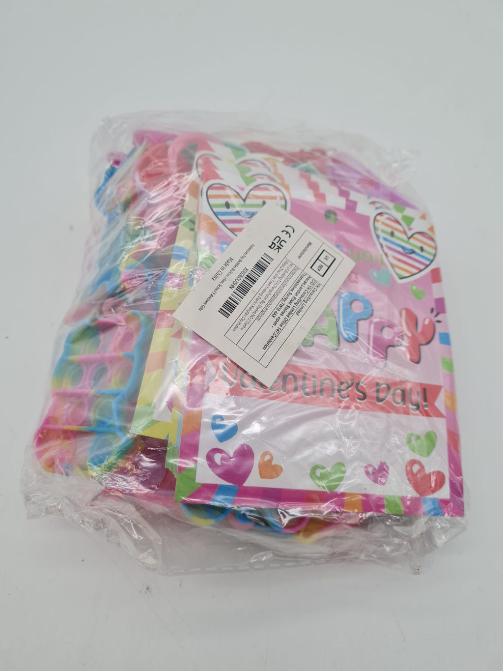 Assorted Mini Bubble Pop Fidget Keyring Set — photograph 3