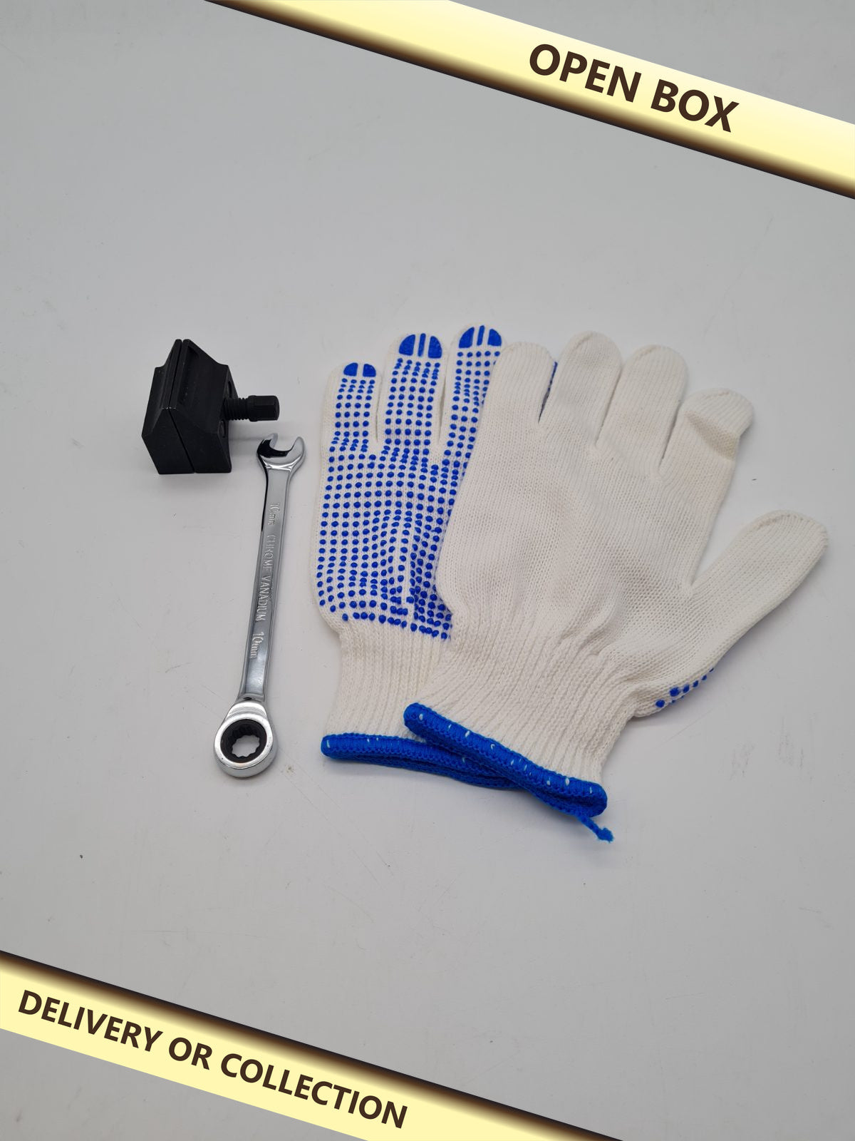 Car Suspension Knuckle Spreader Tool Set — photograph 1 — Open box; auction delivery information shown on image