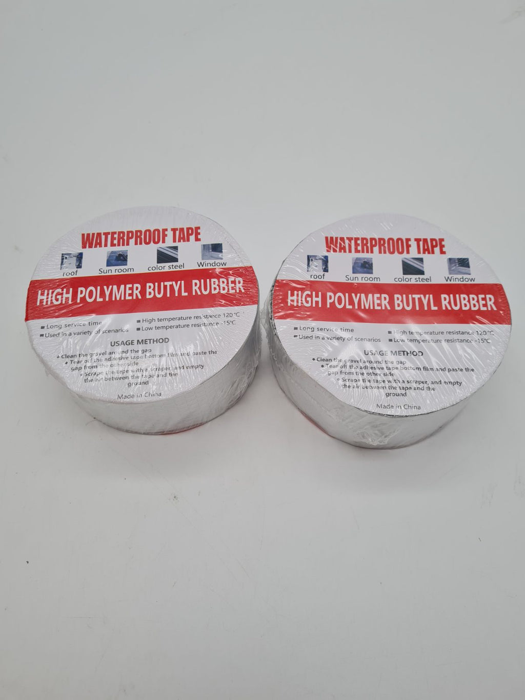 Butyl Rubber Waterproof Repair Tape - 2 Rolls — photograph 1