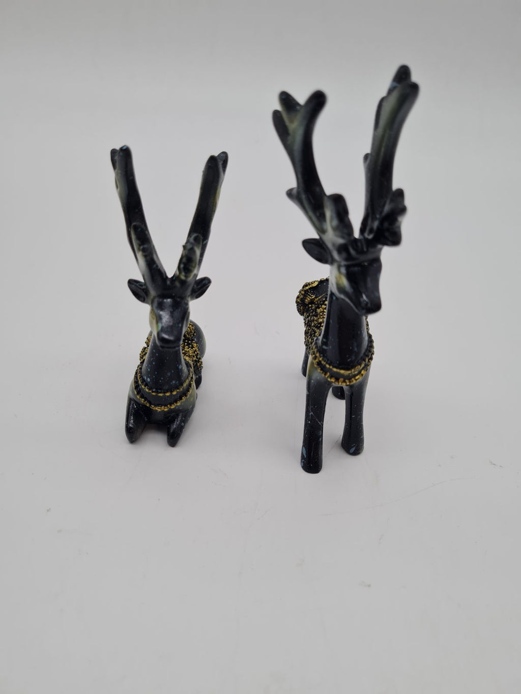 Pair of Decorative Deer Figurines — photograph 2