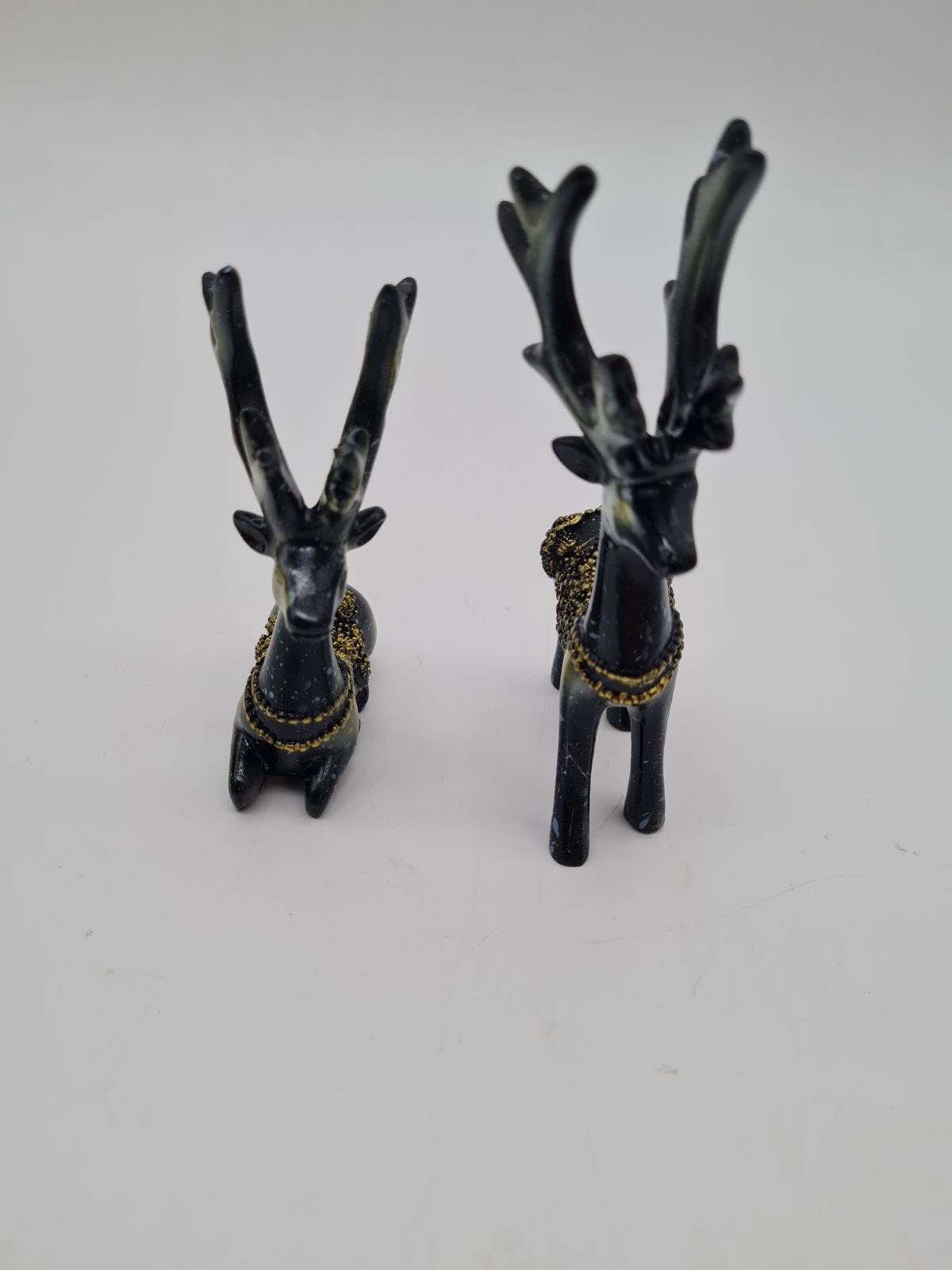Pair of Decorative Deer Figurines — photograph 2