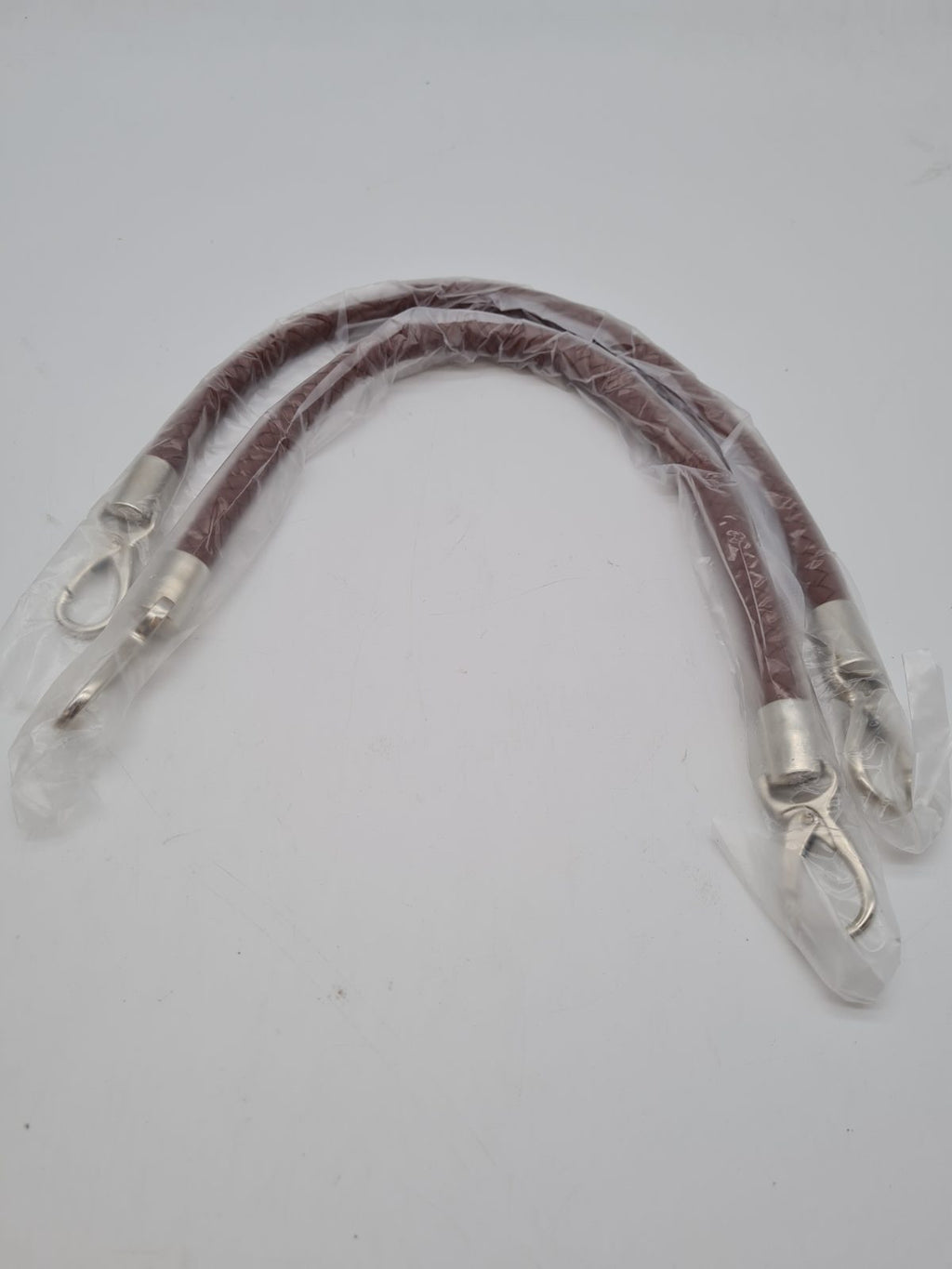 Pair of replacement handbag handles with lobster clasps — photograph 2