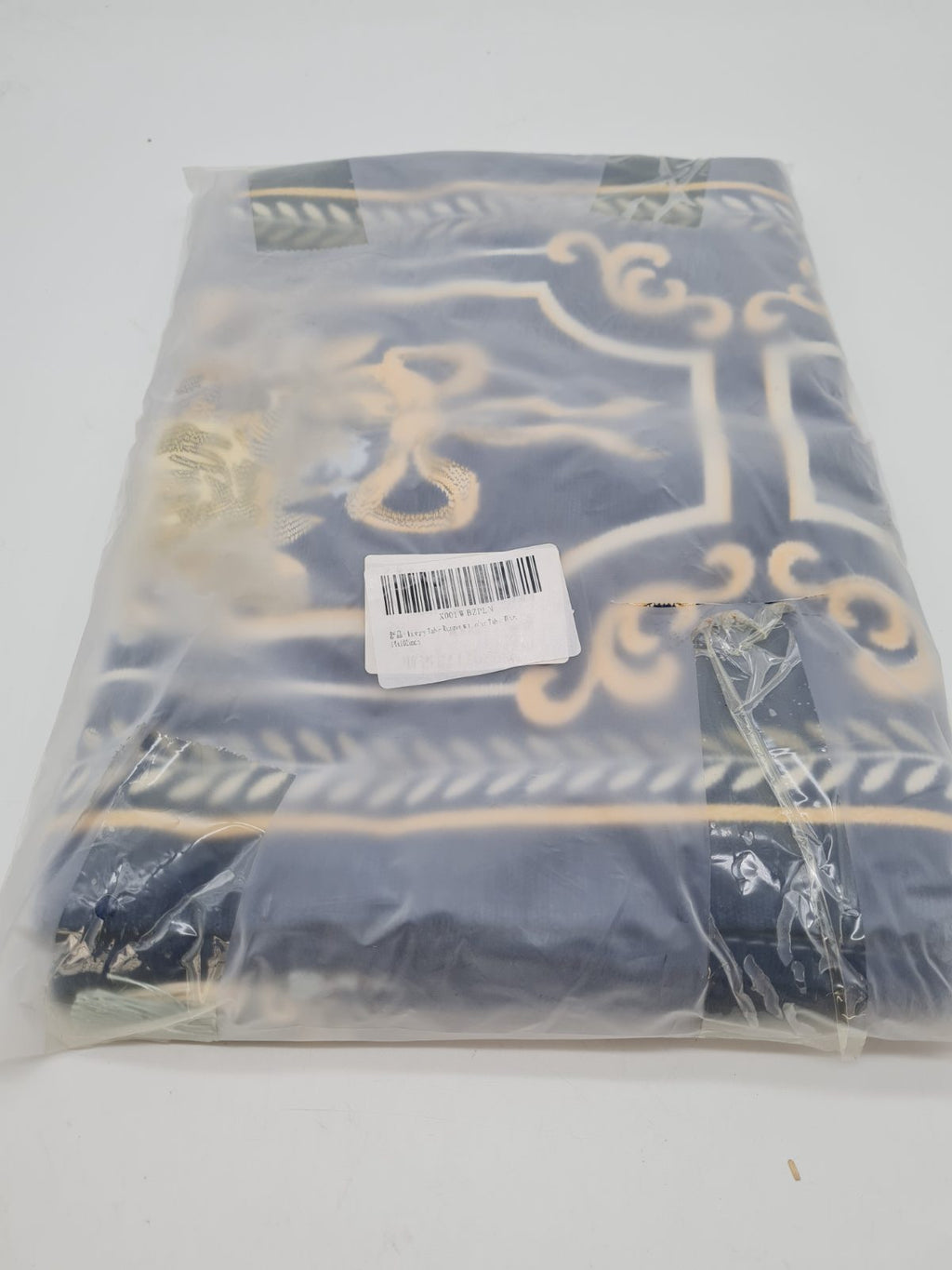 Floral Tapestry-Style Table Runner with Tassel Trim — photograph 4