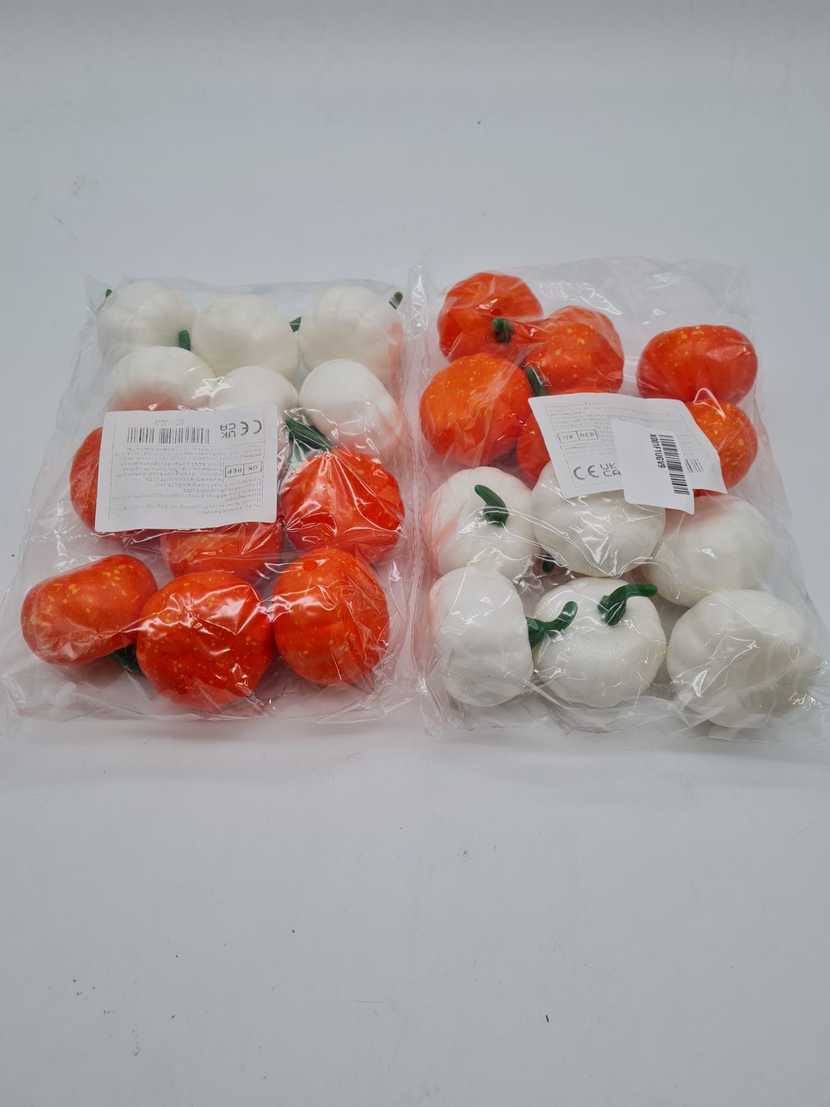 Assorted Artificial Decorative Pumpkins — photograph 1