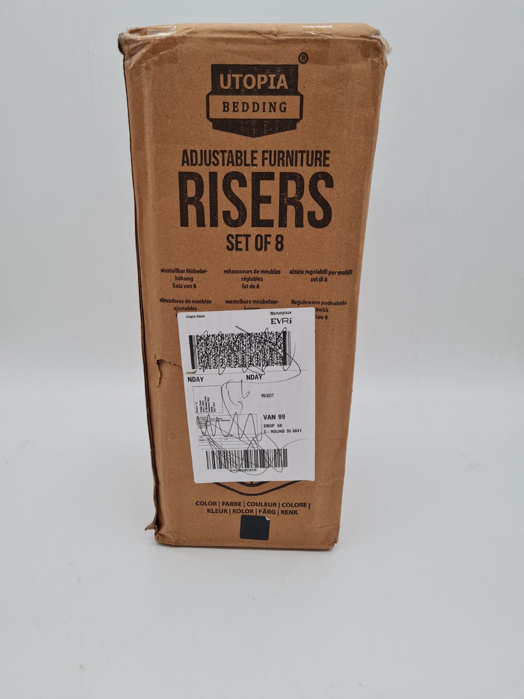 Adjustable Furniture Risers Set of 8 — photograph 2