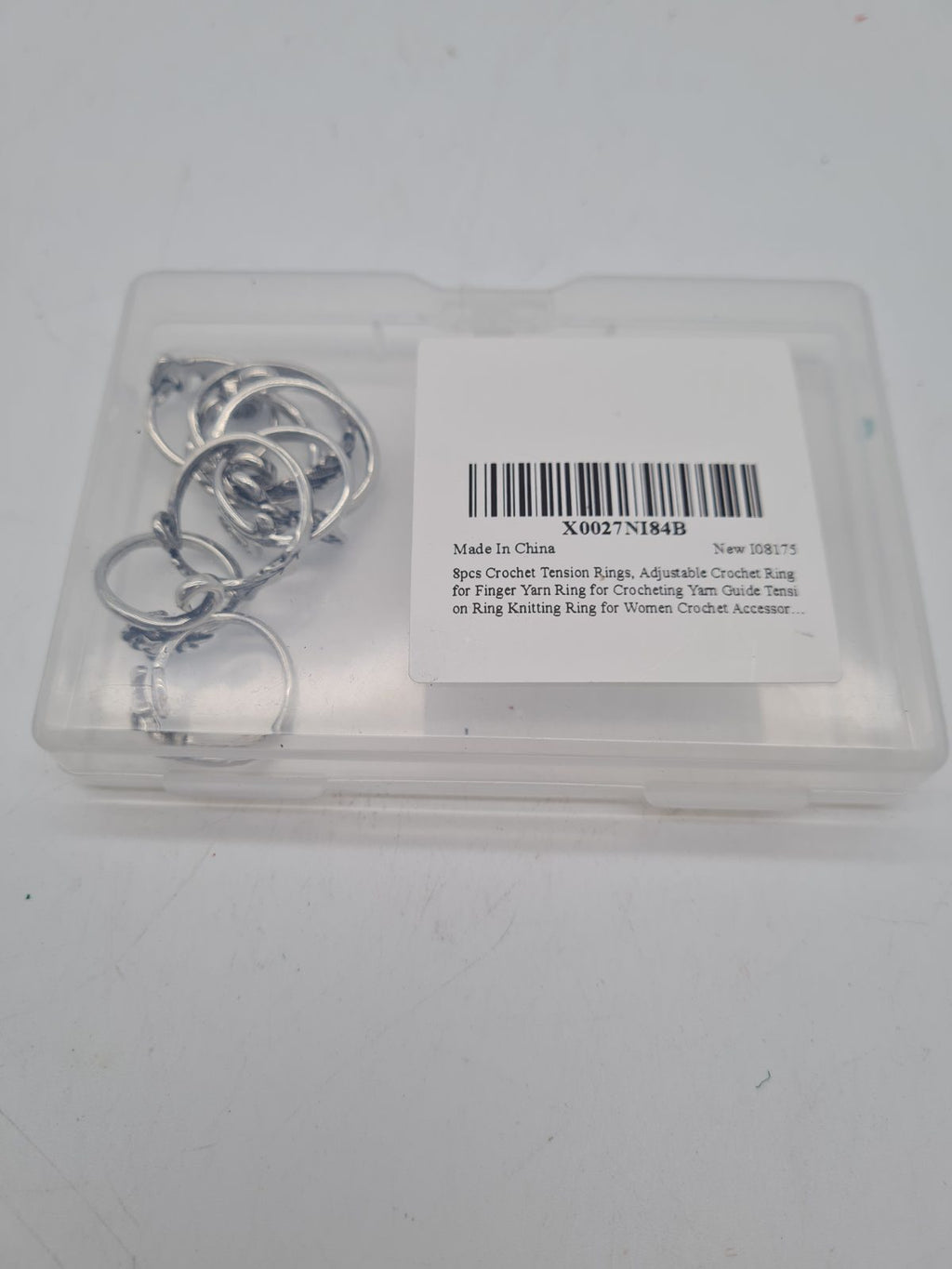 5 packs of 8-Piece Adjustable Crochet Tension Ring Set — photograph 2