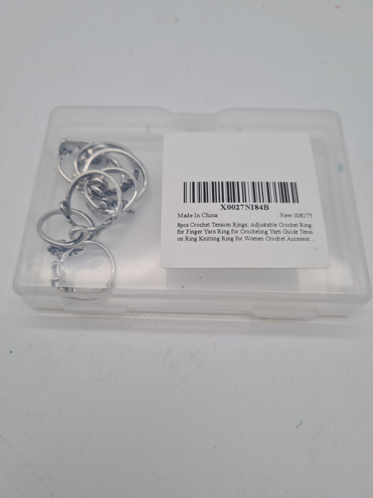 5 packs of 8-Piece Adjustable Crochet Tension Ring Set — photograph 2