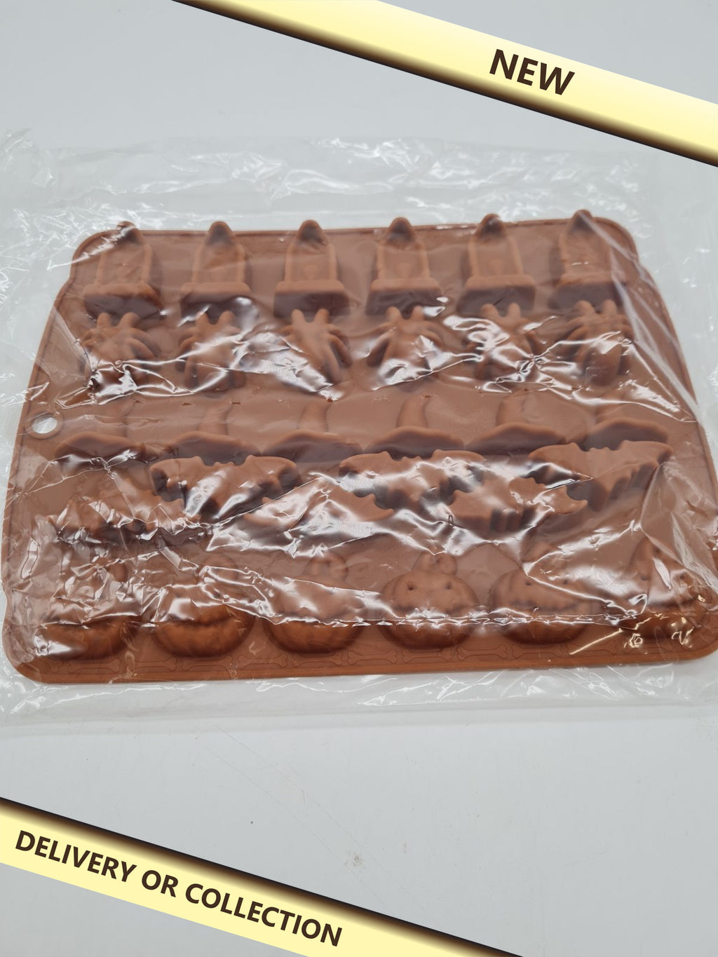 Halloween Silicone Chocolate and Sweets Mould — photograph 1 — New; auction delivery information shown on image