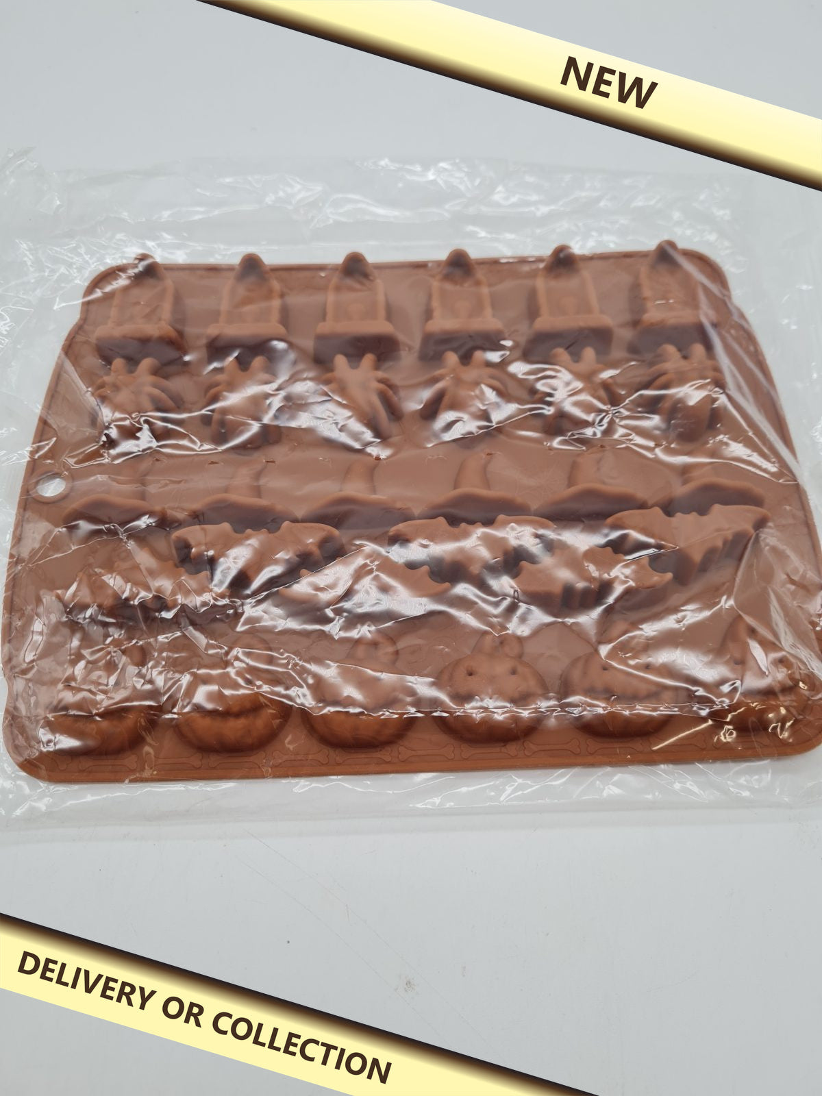 Halloween Silicone Chocolate and Sweets Mould — photograph 1 — New; auction delivery information shown on image