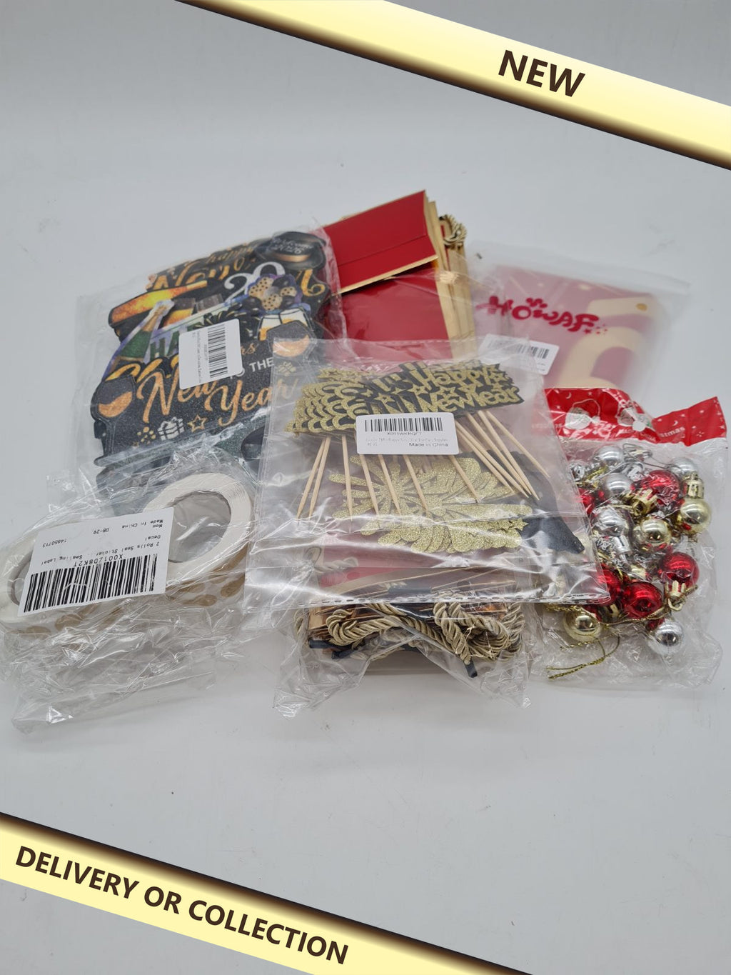 Mixed Xmas and new year bundle — photograph 1 — New; auction delivery information shown on image