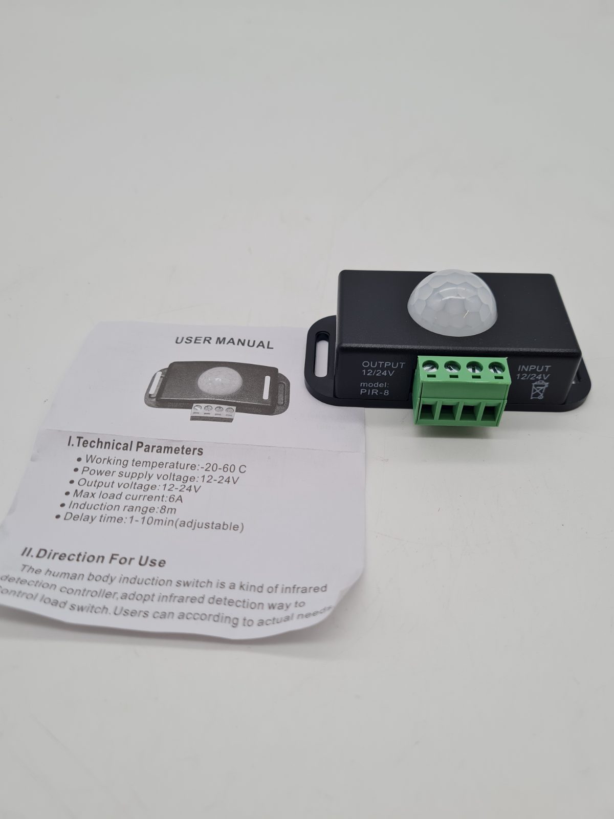 Infrared Motion Sensor Switch PIR-8 2pack â€” photograph 2
