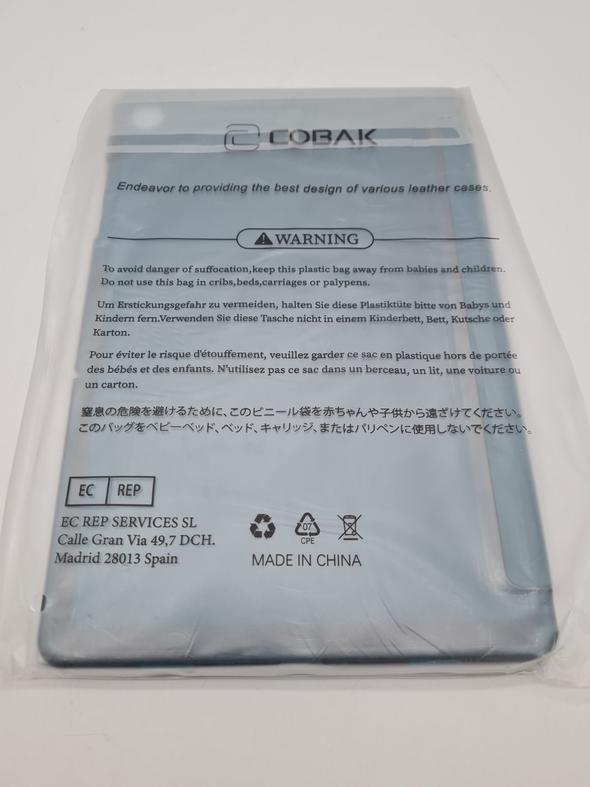 CoBak tablet folio case for Samsung â€” photograph 2